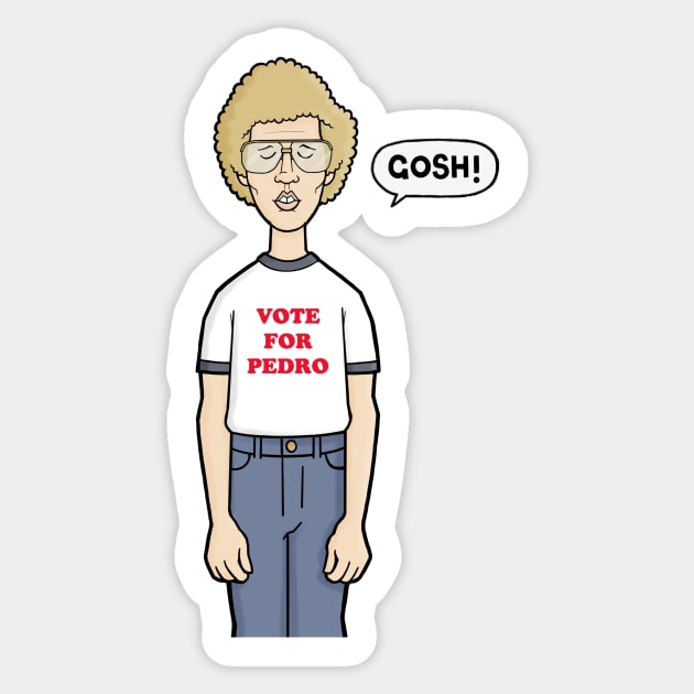 Napoleon Dynamite Sticker by CarlBatterbee